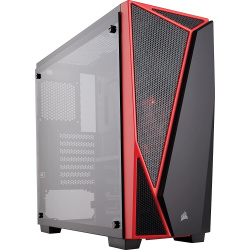 CORSAIR CARBIDE SPEC-04 Mid-Tower Gaming Case, Tempered Glass- Red - CC-9011117-WW