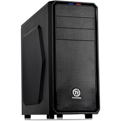 Thermaltake VERSA H25 Mid-tower Chassis Mid-tower - Black - Steel - 6 x Bay - 1 x 4.7\