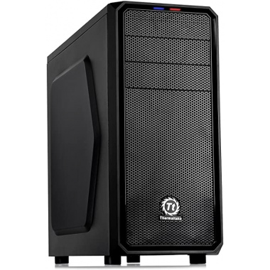 Thermaltake VERSA H25 Mid-tower Chassis Mid-tower - Black - Steel - 6 x Bay - 1 x 4.7
