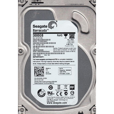 SEAGATE  3TB  BAR 7200.12    3.5