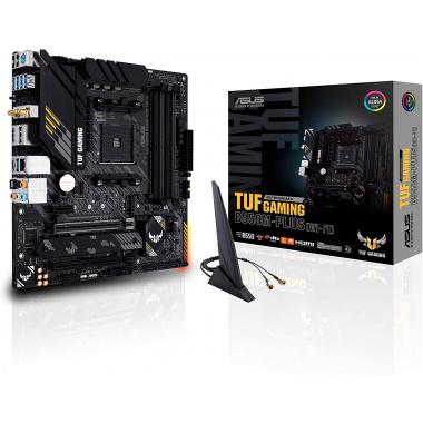 Asus B550M-PLUS WIFI   AM4   64G  DDR4 MAX  / HDMI/ DVI/VGA  /GIGA/ U3/  2X PCI Express/PCI/PCIE SATA / Retail box