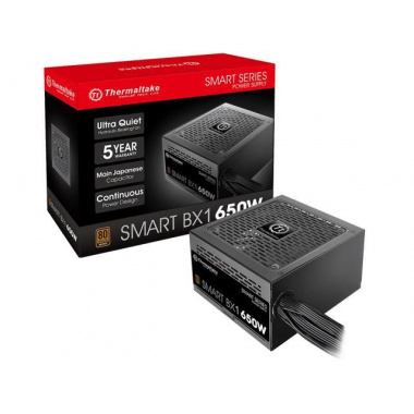 Thermaltake  650W  80+  Smart  BRONZE BX1  Power Supply  No Modular    Retail box