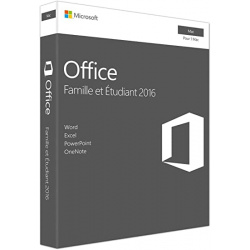 MICROSOFT OFFICE 2016 HOME AND STUDENT FRENCH -  FOR MAC 1x PC