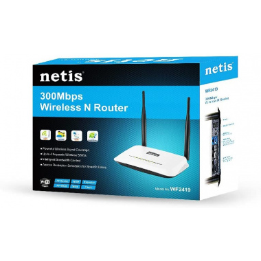 NETIS 2419 300Mbps wireless N router with AP / 2XAnt