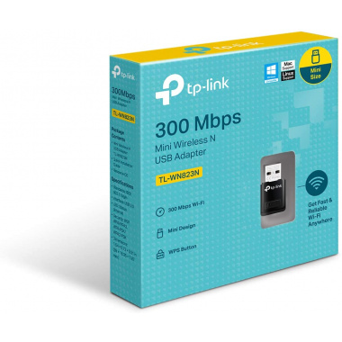 TP-Link Network TL-WN823N Router 300Mbps Mini Wireless-N USB Adapter Retail