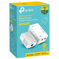TP-LINK TL-WPA4220 300 Mbps Wireless Range Extender 984.3 ft Maximum Outdoor Range - 2 x Network 2 x Network (RJ-45) - 62.50 MBp