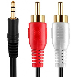 ASY  Audio 3.5MM to RCA MALE  25 FEET  cable