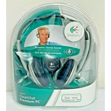 Logitech ClearChat Stereo Pro Headset deliver premium acoustic performance Brown Box