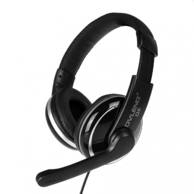 OVLENG OV-Q6 USB Stereo Headphone Headset Microphone Mic for Laptop PC Computer