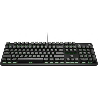 HP Pavilion Gaming Keyboard 500 with Red Mechanical Switches, X4 Customizable LED Colour Options