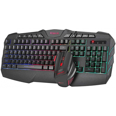 Xtrike Me Rainbow backlit Gaming Keyboard and mouse combo MK-880 KIT