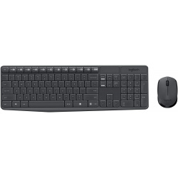 Logitech REFUR  Wireless Combo MK235 Keyboard and Mouse FRENCH   Borwn  box
