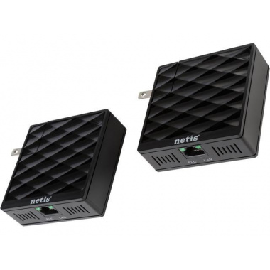 NETIS POWERLINE AV200 - 200M  KITS - MAX 300 M/  128BIT RETAIL BOX
