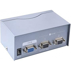 DTECH  1 IN 2 OUT VGA SPLITTER  AMPLIFIER BOX