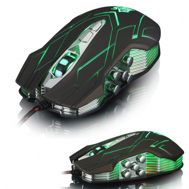 GLARE X9 GAMER MOUSE USE W/10 BUTTON RETAIL METAL BOX