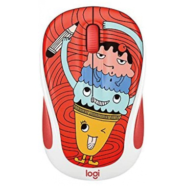 Logitech M325  TRIPLE SCOOP Red  Retail Box (warranty direct with logitech)