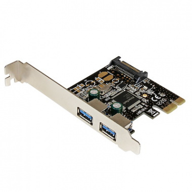 StarTech  2 Port PCI Express TO USB 3.0 Controller Card w SATA Power